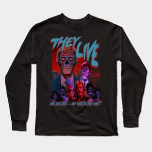 They Live, Classic Sci-Fi (Version 1) Long Sleeve T-Shirt